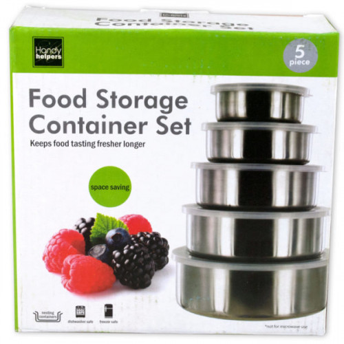Nesting Metal Food Storage Container Set Nesting Metal Food Storage Container Set