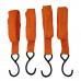 4 Pack 15' Ratchet Tie-Down Set with Buckle 4 Pack 15' Ratchet Tie-Down Set with Buckle