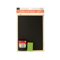 Wooden Chalkboard Set