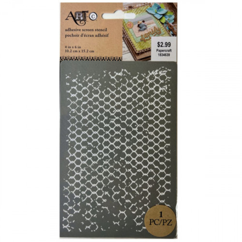 Art-C Adhesive Screen Stencil Chain Link Art-C Adhesive Screen Stencil Chain Link