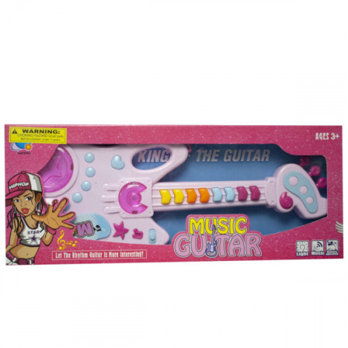 Pink B/O Musical Guitar Pink B/O Musical Guitar