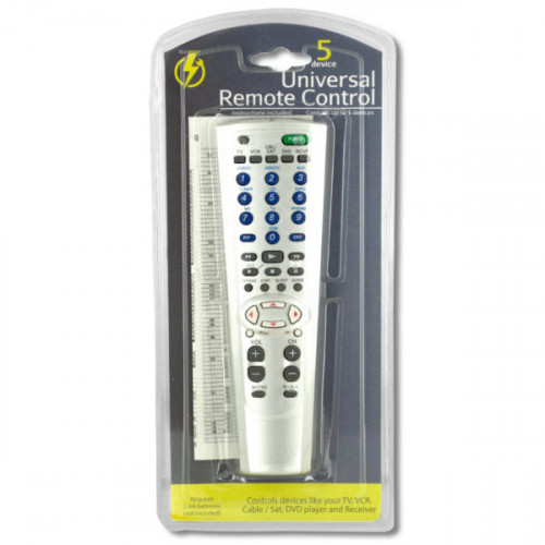 5 Device Universal Remote Control 5 Device Universal Remote Control