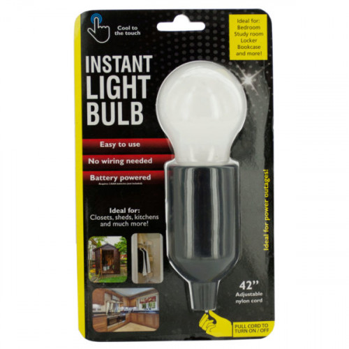 Instant LED Light Bulb with Pull Cord Instant LED Light Bulb with Pull Cord