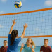 Size 5 Yellow & Blue Volleyball Size 5 Yellow & Blue Volleyball