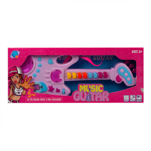 Battery Operated Musical Guitar (Blue) Battery Operated Musical Guitar (Blue)