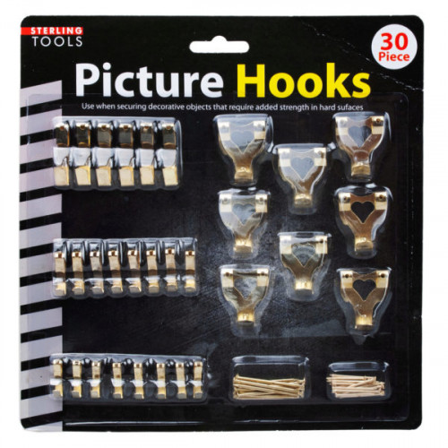 30 Pack Picture Hanging Hooks 30 Pack Picture Hanging Hooks