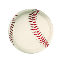 8 Pk Allstar Baseball Plates 9 Inch