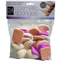 24 Assorted Cosmetic Sponges