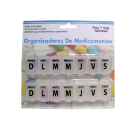 7-Day Spanish Language Pill Case 2pk