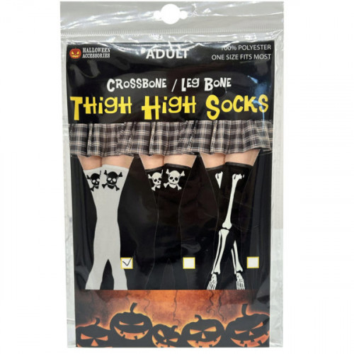 CrossBone and LegBone Thigh High Socks Assortment, VR 177+VR 179 CrossBone and LegBone Thigh High Socks Assortment, VR 177+VR 179