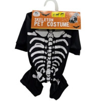 Pet Skeleton Jumpsuit Halloween Costume