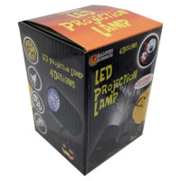 Battery Operated Halloween LED Projection Lamp with 4 Enchanting Scenes