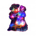 Dia de Muertos Festive Skeleton Couple with Guitar LED Core Board Light-Up Hanging Decor Dia de Muertos Festive Skeleton Couple with Guitar LED Core Board Light-Up Hanging Decor