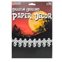 Halloween Skeleton Garland Paper Decoration