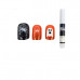 Black and Orange 'Boo' Press-On Nail Set Set Black and Orange 'Boo' Press-On Nail Set Set
