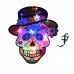 Day of the Dead Sugar Skull Core Board LED Light-Up Hanging Decor Day of the Dead Sugar Skull Core Board LED Light-Up Hanging Decor