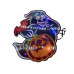 Friendly Ghost with Pumpkin and Bat Core Board LED Light-Up Hanging Party Decor Friendly Ghost with Pumpkin and Bat Core Board LED Light-Up Hanging Party Decor