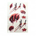 10 Piece Bloody Nail and Ripping Monster Wound Temporary Face Tattoos 10 Piece Bloody Nail and Ripping Monster Wound Temporary Face Tattoos
