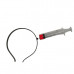 Blood Syringe Headband Costume Prop Accessory Blood Syringe Headband Costume Prop Accessory