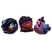 Assorted Cute Ghost and Pumpkin Halloween Hanging Decorations