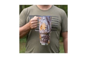 Stay Hydrated on the Go with our 64oz Double Vacuum Wall Camouflage Tumbler - Perfect for Large Cup Holders!