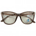 C&C California Oversized Cat Eye Blue Light Glasses with Storage Pouch
