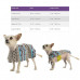 Medium Aztec Teal Dog Poncho