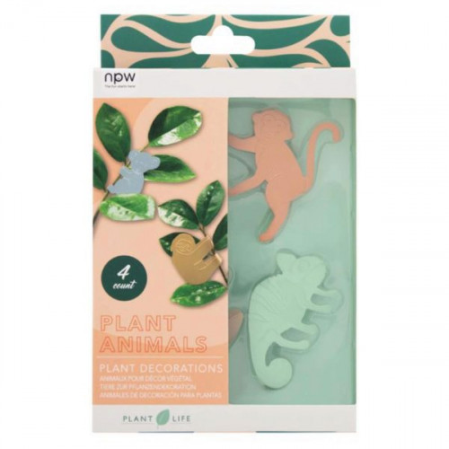 NPW 4 Pack Plant Animals Hanging Plant Decorations NPW 4 Pack Plant Animals Hanging Plant Decorations
