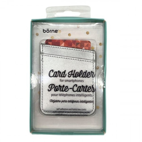 Borne Silver Universal Card Holder for Smartphones Borne Silver Universal Card Holder for Smartphones
