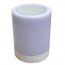 Play Nice Multi-Color Touch Lamp Blueotooth Speaker in White Play Nice Multi-Color Touch Lamp Blueotooth Speaker in White