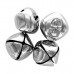 Essentials By Leisure Silver 4 Count 35mm Jingle Bells Essentials By Leisure Silver 4 Count 35mm Jingle Bells