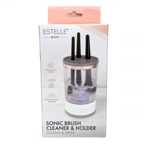 Estelle Sonic Makeup Brush Cleaner and Holder Estelle Sonic Makeup Brush Cleaner and Holder