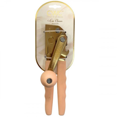Cook with Color Gold Crank Handle Can Opener in Blush Cook with Color Gold Crank Handle Can Opener in Blush