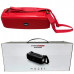 Zoom Wireless Bluetooth Portable Speaker with Carrying Strap in Red Zoom Wireless Bluetooth Portable Speaker with Carrying Strap in Red