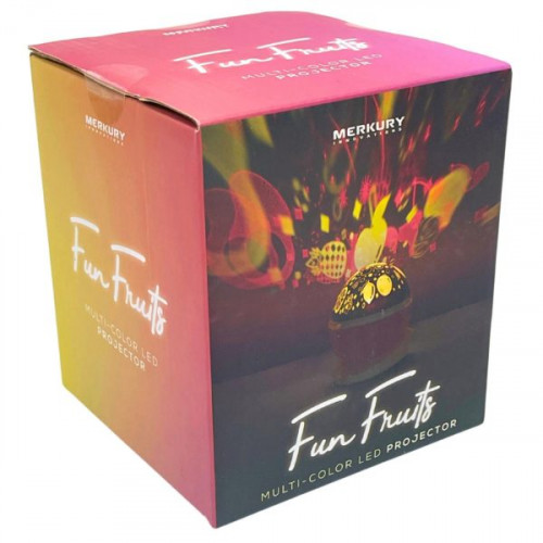 Merkury Fun Fruits Multi Colored LED Projector Night Light