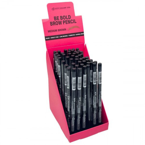Be Bold Medium Brown Brow Pencil in Countertop Display