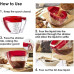 Kitalma 4 Cup Fat Separator Lean Gravy and Sauce Dispenser
