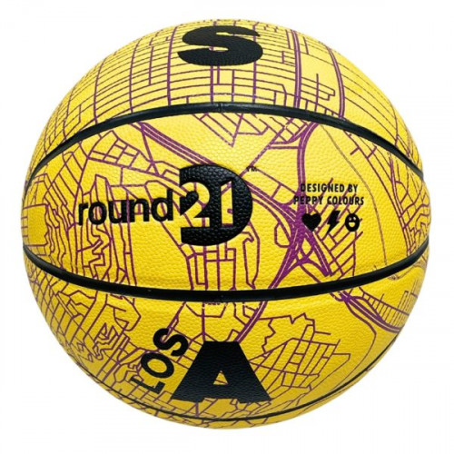 Round21 Los Angeles City Edition Official Size Basketball Round21 Los Angeles City Edition Official Size Basketball