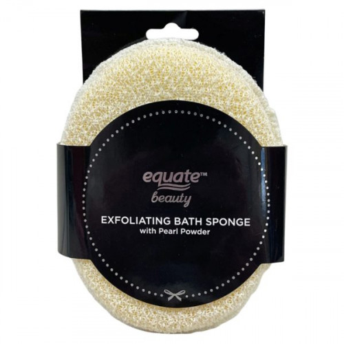 Equate Beauty Exfoliating Bath Sponge With Pearl Powder Equate Beauty Exfoliating Bath Sponge With Pearl Powder