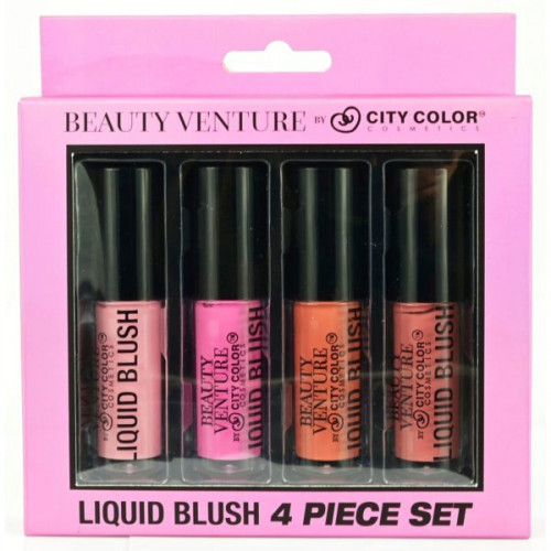 Beauty Venture 4 Piece Liquid Blush Set in Bright Tones Beauty Venture 4 Piece Liquid Blush Set in Bright Tones