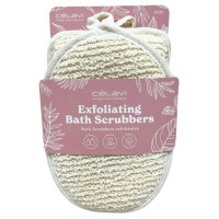 Celavi Exfoliating 2 Pack Bath Scrubbers