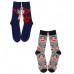 2 Pack Paul Frank Crew Socks in Blue and Grey Designs Size 10-13 2 Pack Paul Frank Crew Socks in Blue and Grey Designs Size 10-13