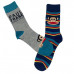2 Pack Paul Frank Crew Socks in Striped Designs Size 10-13 2 Pack Paul Frank Crew Socks in Striped Designs Size 10-13