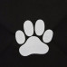Bone Dry Polyester Round Pet Bin Size Small in Black with Paw Design Bone Dry Polyester Round Pet Bin Size Small in Black with Paw Design