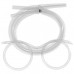 Kid Fun Moustache Drinking Straw Glasses