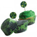 Kid Fun Camo Themed 24 Pack Cupcake Sets with Toothpicks Kid Fun Camo Themed 24 Pack Cupcake Sets with Toothpicks