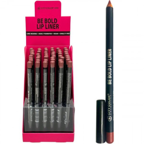 City Color Glamorous Be Bold Lip Liner In Countertop Display City Color Glamorous Be Bold Lip Liner In Countertop Display