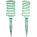 Celavi Pointed End Detangling Vent Brush For Wet or Dry Hair In Mint Celavi Pointed End Detangling Vent Brush For Wet or Dry Hair In Mint