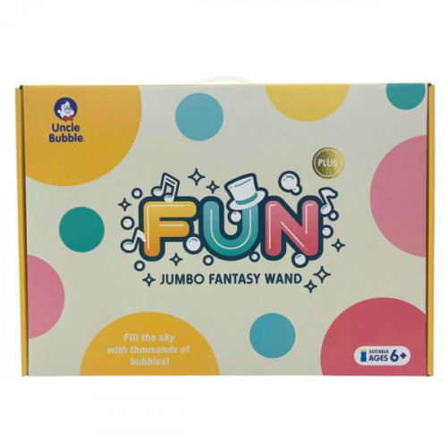 Uncle Bubble Fun Jumbo Fantasy Wand Plus Kit Uncle Bubble Fun Jumbo Fantasy Wand Plus Kit