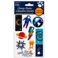 Moon & Stars Sensory Textured Stickers
